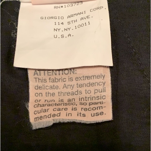 Like new Giorgio Armani Flat Front Striped Pants - Picture 2 of 7